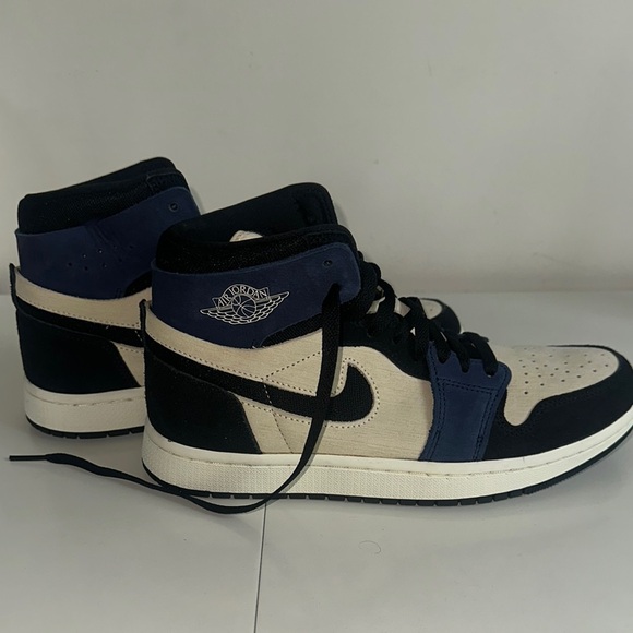 Nike Other - NWOT! Nike Air Jordan Black, Blue, and Cream Suede Sneakers with Iconic Design